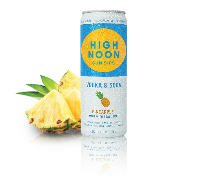 High Noon Vodka Soda Pineapple