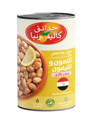 فول مصري مهروس حدائق كاليفورنيا