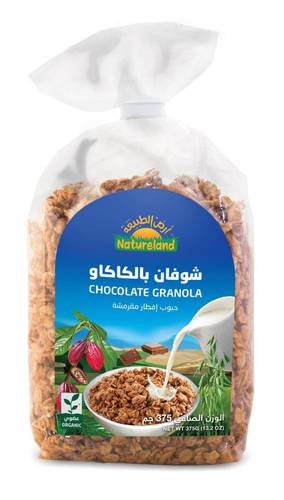 جرانولا الشوفان بالكاكاو أرض الطبيعة