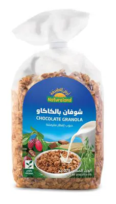 جرانولا الشوفان بالكاكاو أرض الطبيعة