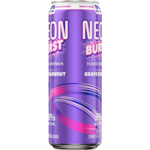 NEON BURST HARD DRINK GRAPE BLOWOUT