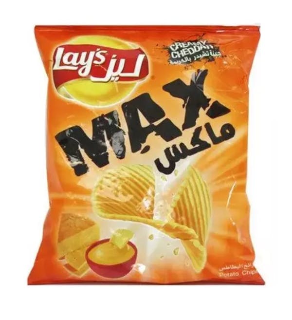 ليز شيبس ماكس بجبنة الشيدر بالكريمة 