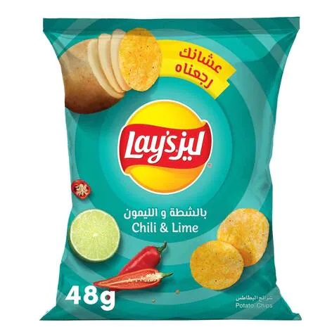 بطاطس شطة وليمون ليز