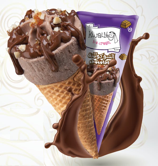 ايسكريم كواليتي بسكوت شوكولاتة