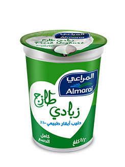 زبادي كامل الدسم المراعي