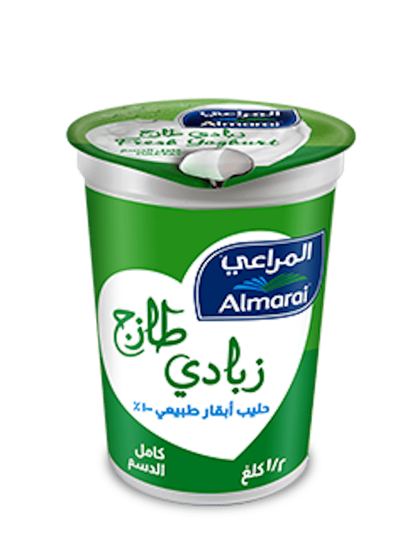 زبادي كامل الدسم المراعي