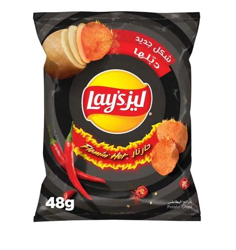 بطاطس ليز حار نار الجديد 50 جم