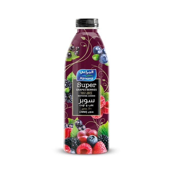 عصير المراعي سوبر عنب و توت 1 لتر