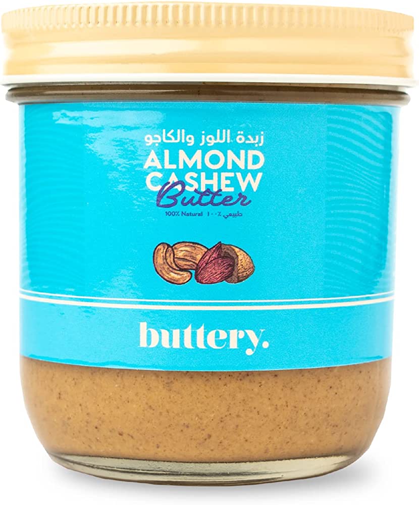 زبدة اللوز والكاجو بتري