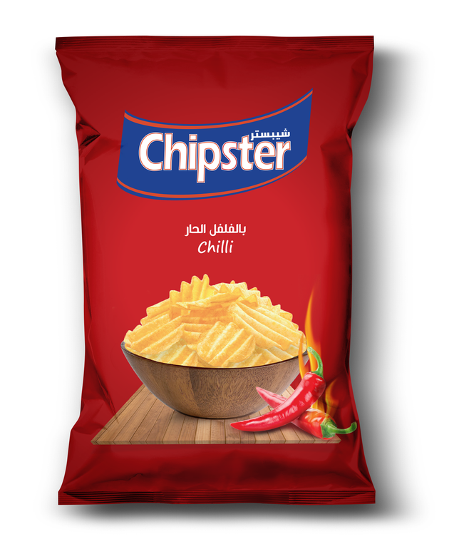رقائق البطاطس بالفلفل الحار شيبستر