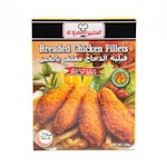 فيليه دجاج متبل وحار مغلف بالخبز الكبير