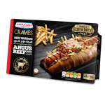 هوت دوج بقري بلحم الانجوس امريكانا