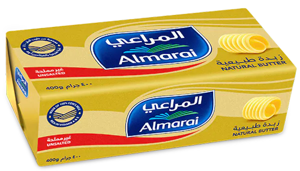 زبدة غير مملحة المراعي