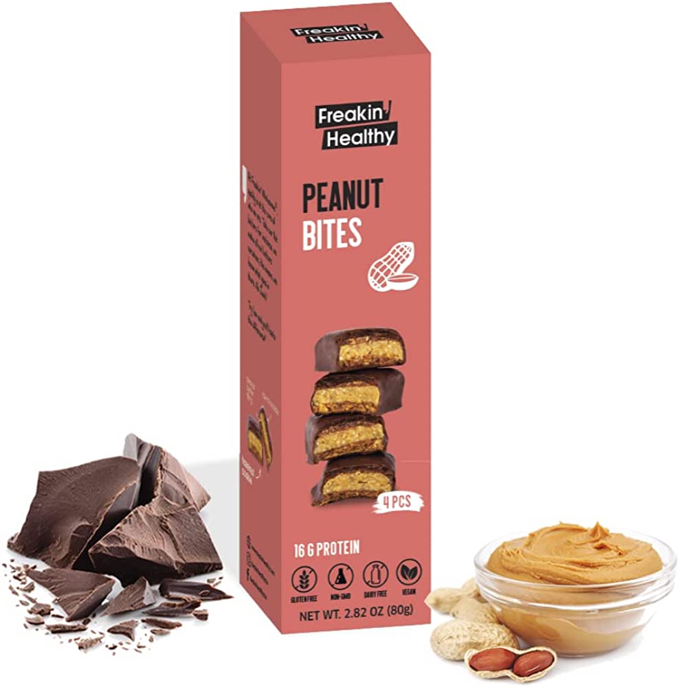 رقائق الشكولاتة بزبدة الفول السوداني فريكن هيلثي