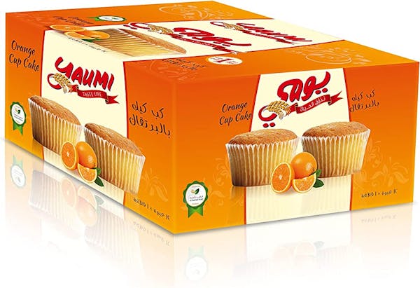 كب كيك بالبرتقال يومي