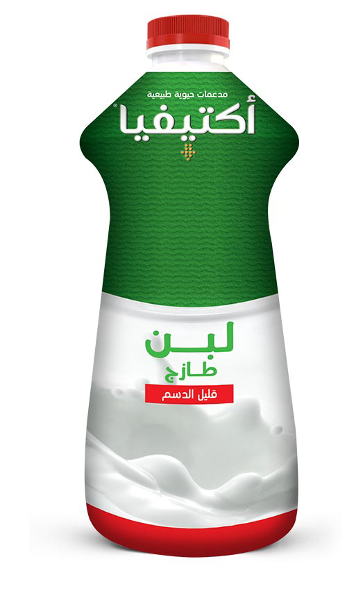 لبن اكتيفيا قليل الدسم 375 مل