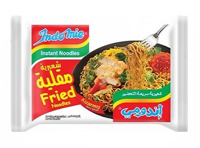 السعرات الحرارية في اندومي شعيرية مقلية