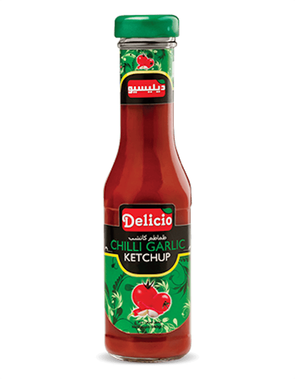 كاتشب طماطم بالفلفل والثوم ديليسيو