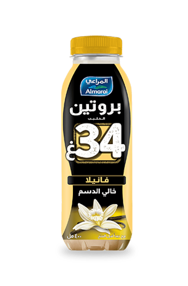 حليب بروتين المراعي بالفانيليا