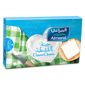 جبن المراعي مربعات بالقشطة